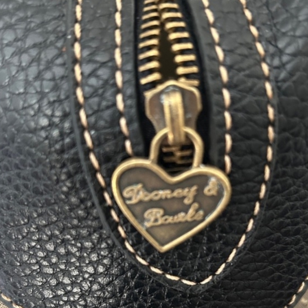 Dooney & Bourke Black and Grey Satchel - Picture 8 of 8